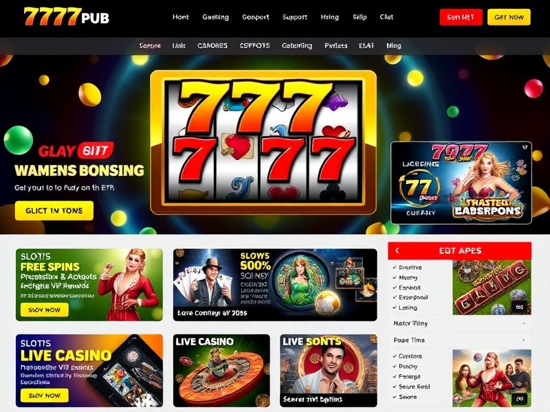 Welcome to 777pubcom.com, your go-to gambling destination for slot machines, live dealers, and sports betting. Enjoy casino bonuses, free spins, and expert guides on all games.